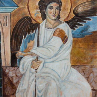Beli Andjeo - 50x35cm - 2022. - Originalno ulje na platnu - umetnik Darko Topalski