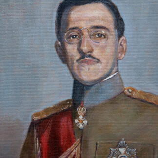 Kralj Aleksandar I Karađorđević - Portret - Ulje na platnu - 40x30cm