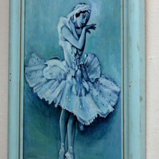 Balerina Ana Pavlova - Figuracija - Ulje na platnu - 43x33cm
