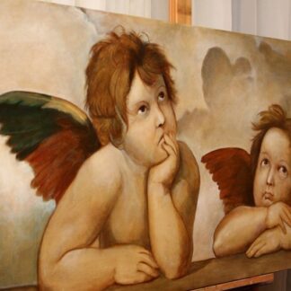 Rafaelovi Anđeli - Figuracija - Ulje na platnu - 50x100cm
