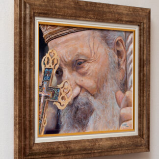 Patrijarh Pavle - Portret - Uramljeno Ulje na platnu - 40x34,5cm